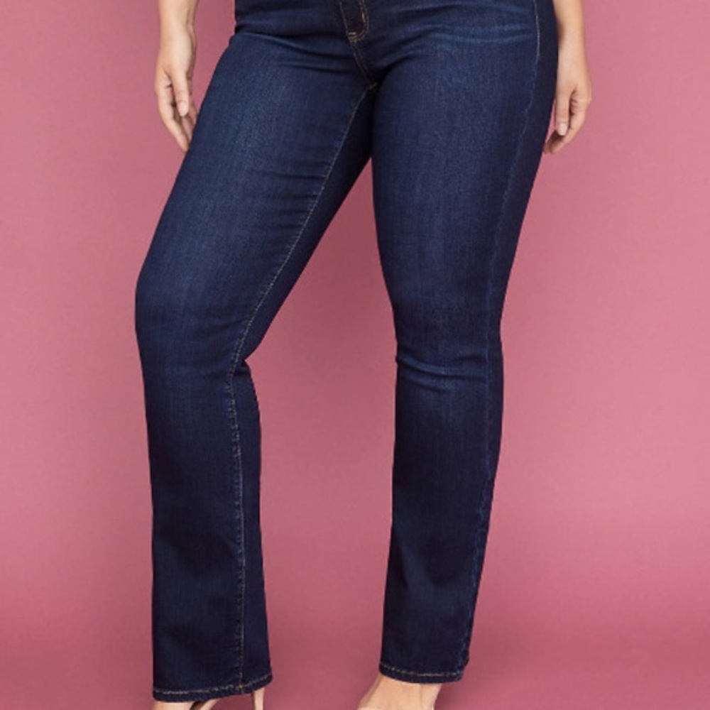 Lane Bryant 20R Mid Rise Super Stretch Boot